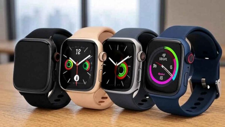 Best budget smartwatches under 5000 in 2025 showing AMOLED displays and sleek designs for daily use