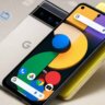 Google Pixel 10a 2025 in white, black, and yellow, showcasing slim design, matte back, and square camera module with vibrant screen and AI camera icons